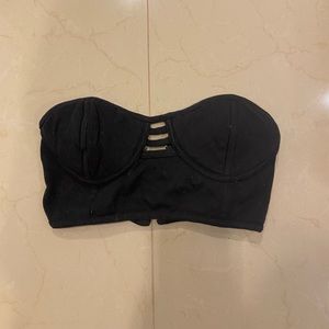 Obey Clothing Cropped Bralette Top sz XS